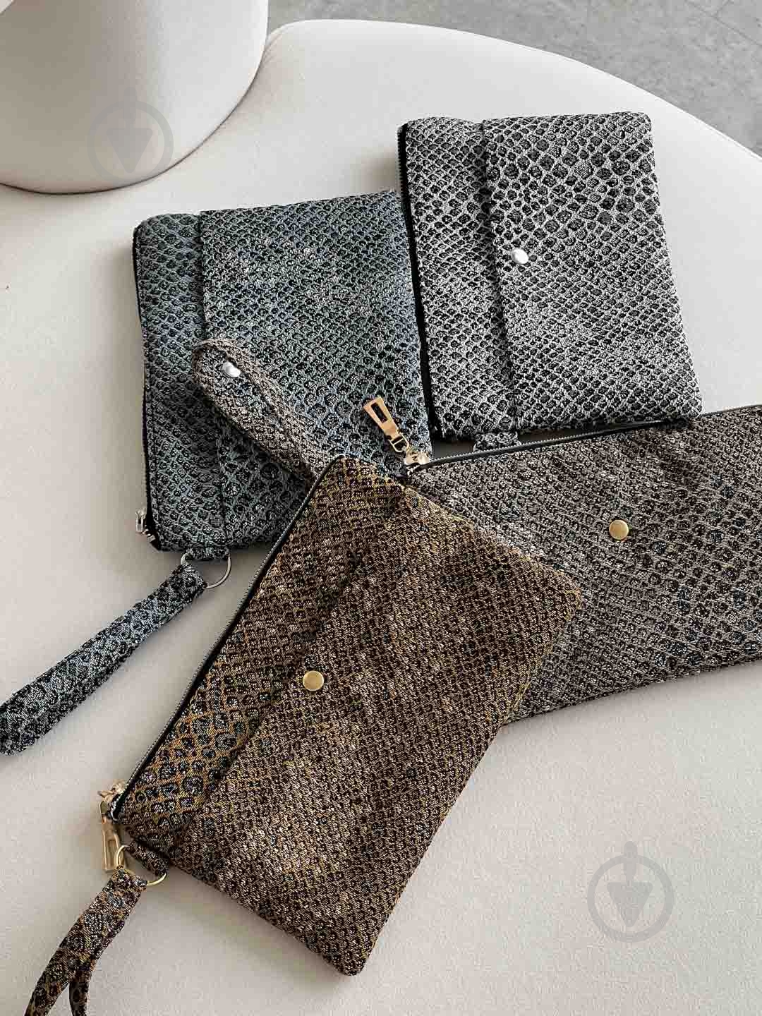 Косметичка ART KNIT PYTHON руда - фото 3