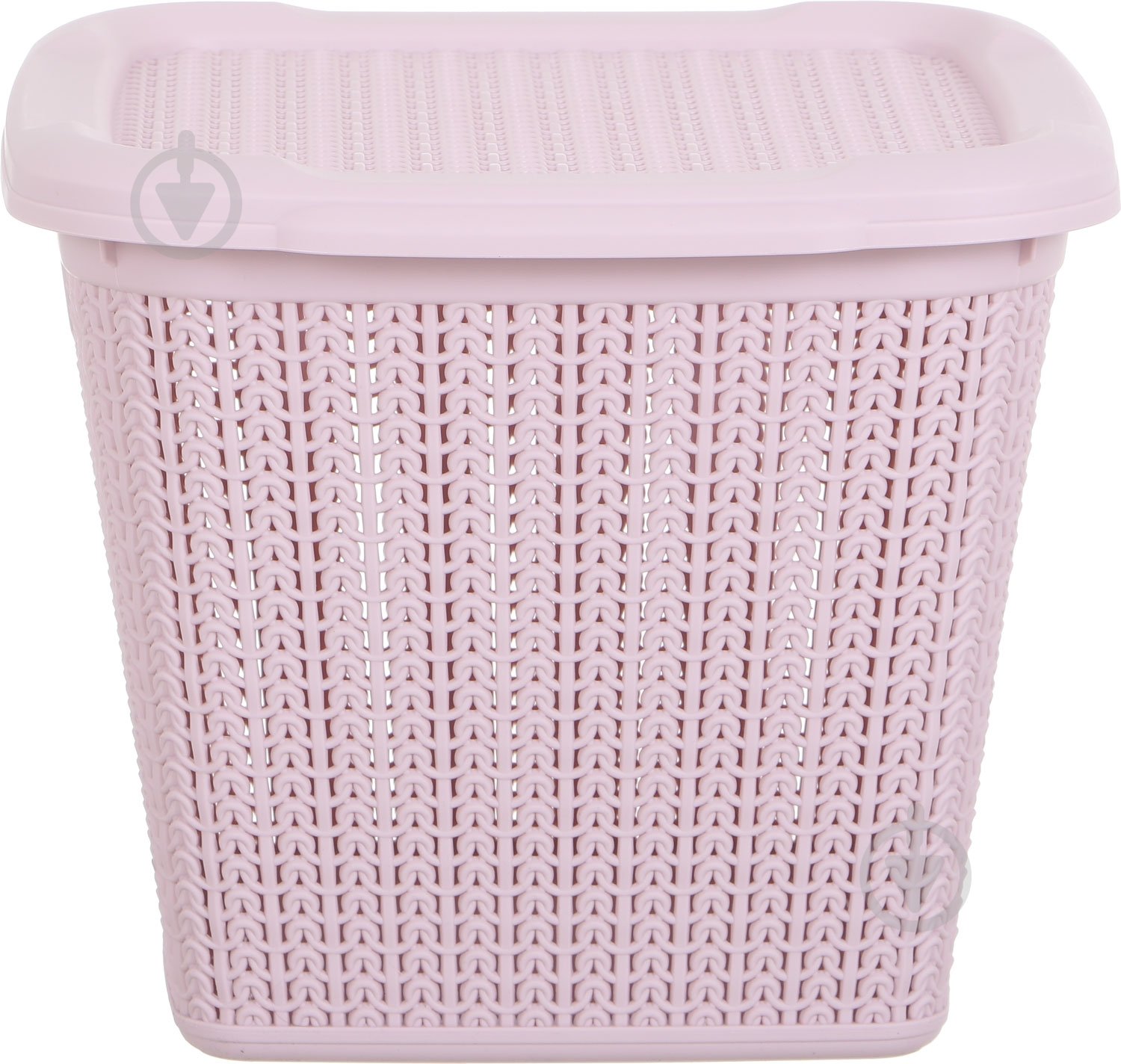 Корзина для хранения Ucsan Plastik розовый рожева пудра 275x300x300 мм - фото 2