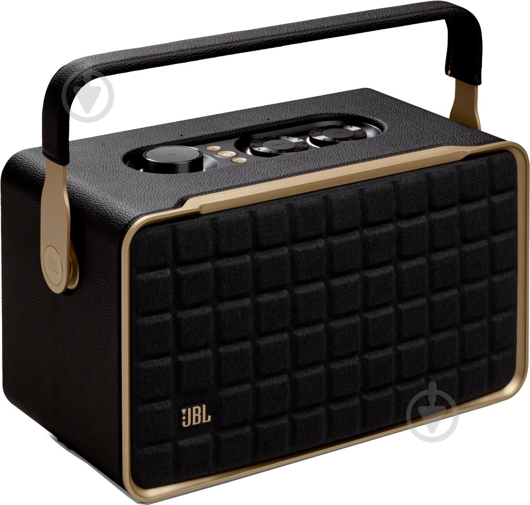 Акустическая система JBL Authentics 300 2.0 black (JBLAUTH300BLKEP) - фото 1