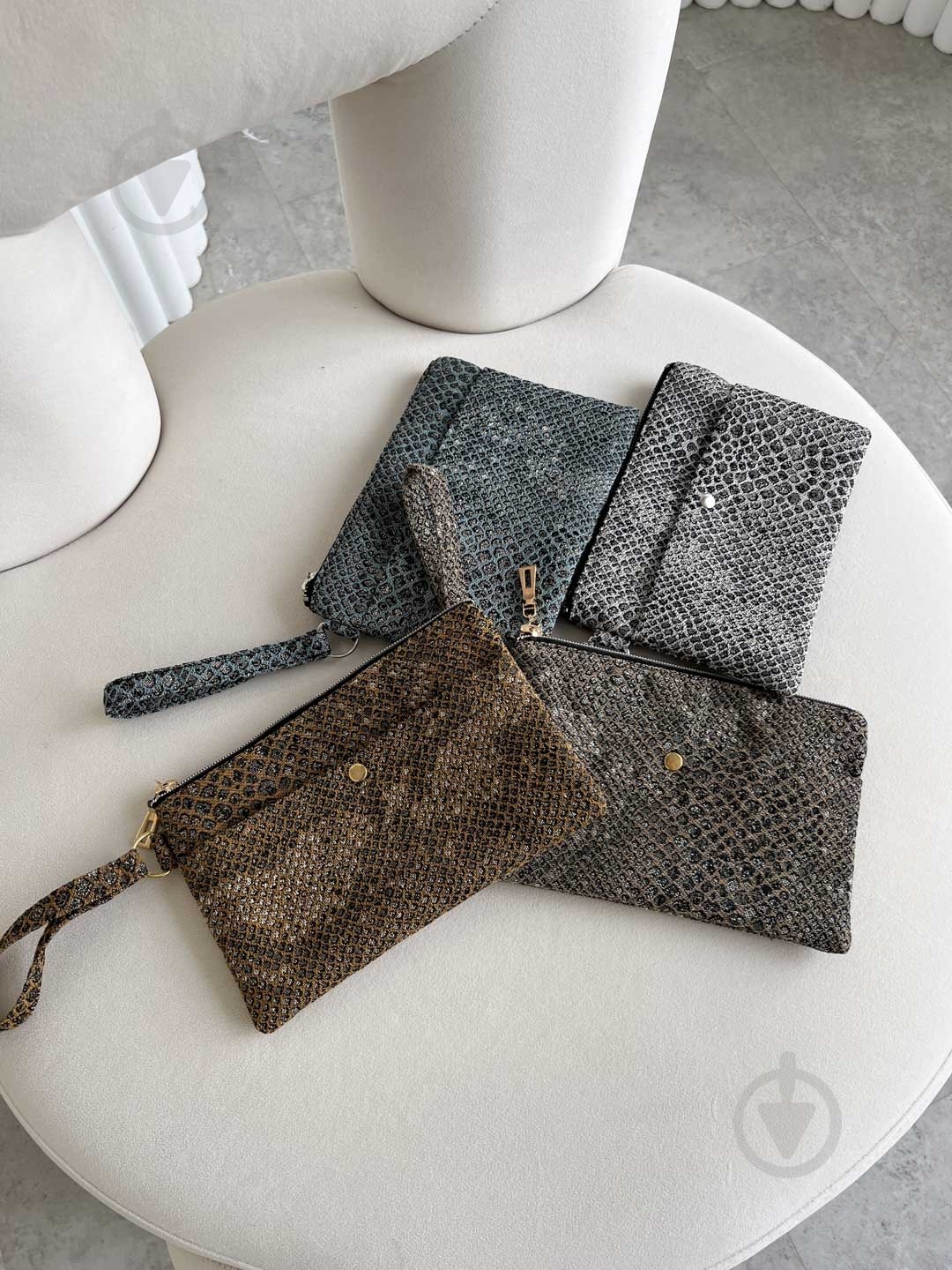 Косметичка ART KNIT PYTHON серая - фото 5 Косметичка ART KNIT PYTHON серая - фото 5