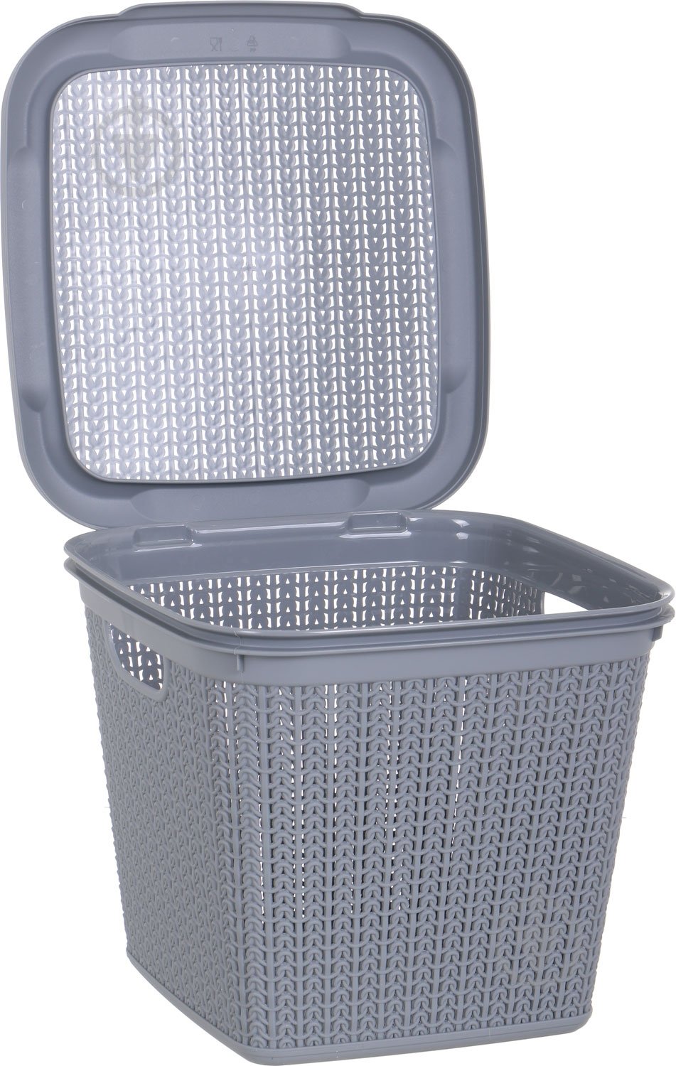 Корзина для хранения Ucsan Plastik темно-серый темно-сірий 275x300x300 мм - фото 3