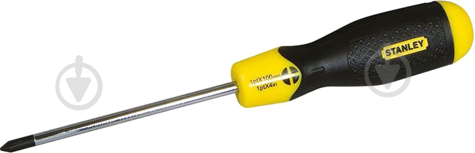 Викрутка Stanley CUSHION GRIP PH0 ×60 мм 0-64-930 - фото 1