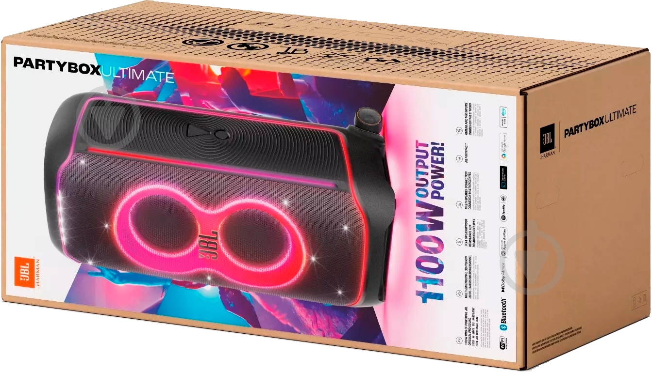 Акустическая система JBL PARTYBOX Ultimate 2.0 black (JBLPARTYBOXULTEU) - фото 9 Акустическая система JBL PARTYBOX Ultimate 2.0 black (JBLPARTYBOXULTEU) - фото 9