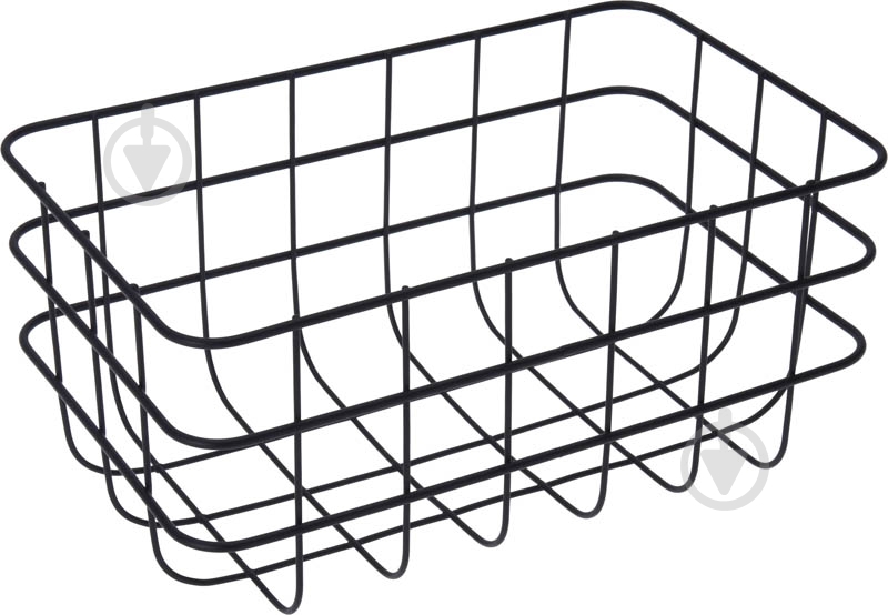 Корзина Excellent Houseware 21х13х9 см черный 404002000 - фото 1