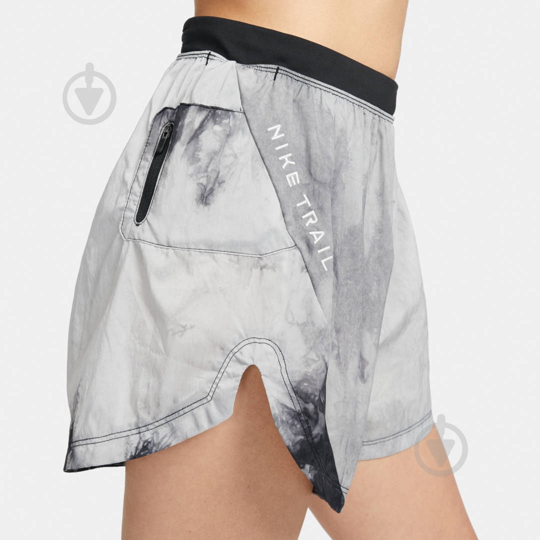 Шорти Nike W NK TRAIL RPL MR 3" BR SHORT DX1021-010 р. M сірий - фото 5