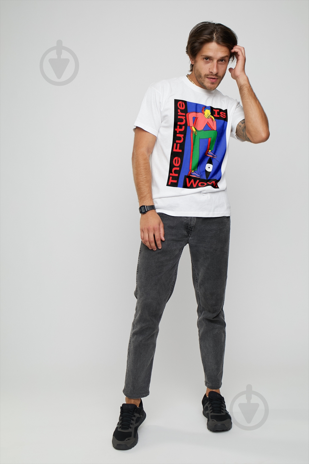 Футболка YAPPI MW2284 р.S белый - фото 2