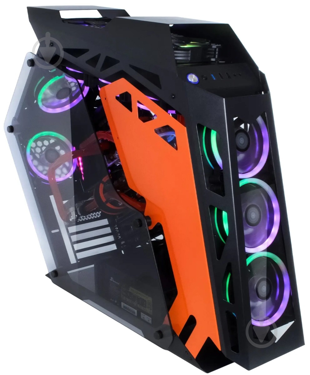 Компьютер Artline Overlord P91 (P91v16) black/orange - фото 1