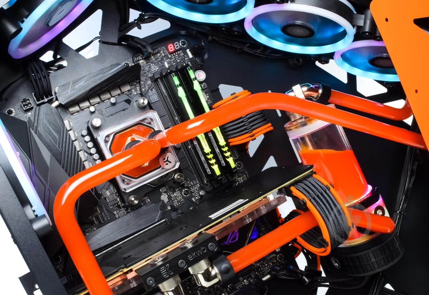 Компьютер Artline Overlord P91 (P91v16) black/orange - фото 7