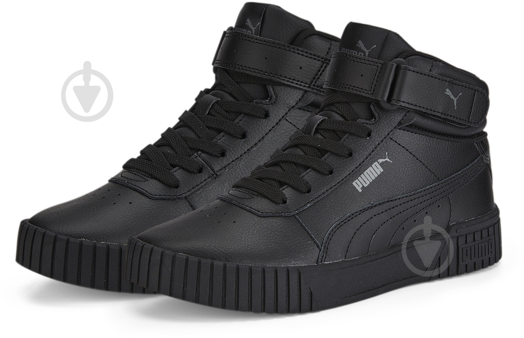 Кроссовки женские Puma CARINA 2.0 MID 38585101 р.39 черные - фото 3