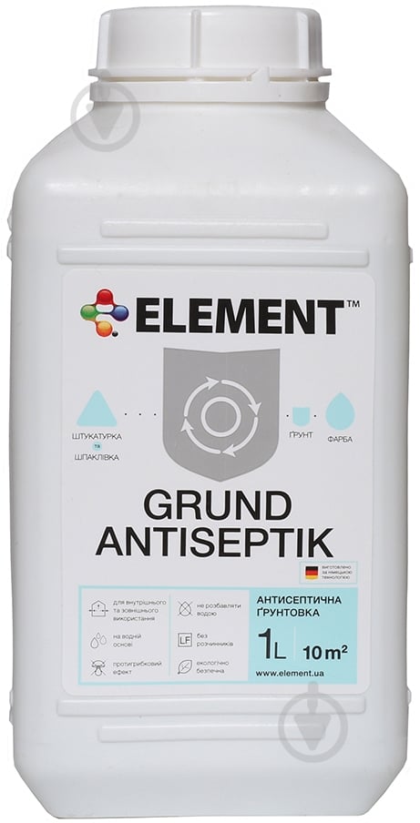Ґрунтовка Grund Antiseptik Element 1 л - фото 1