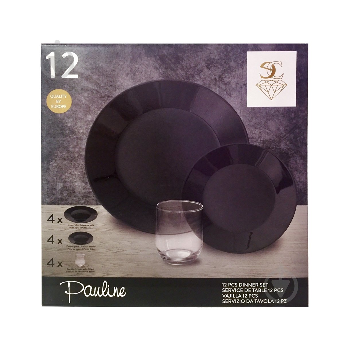 Сервиз столовый Maison Forine 12 предметов на 4 персоны Pauline - фото 5