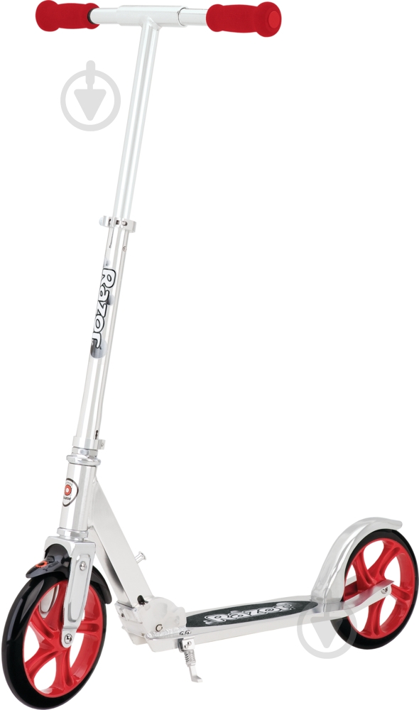Самокат Razor дитячий A5 Lux красный с серым - фото 1