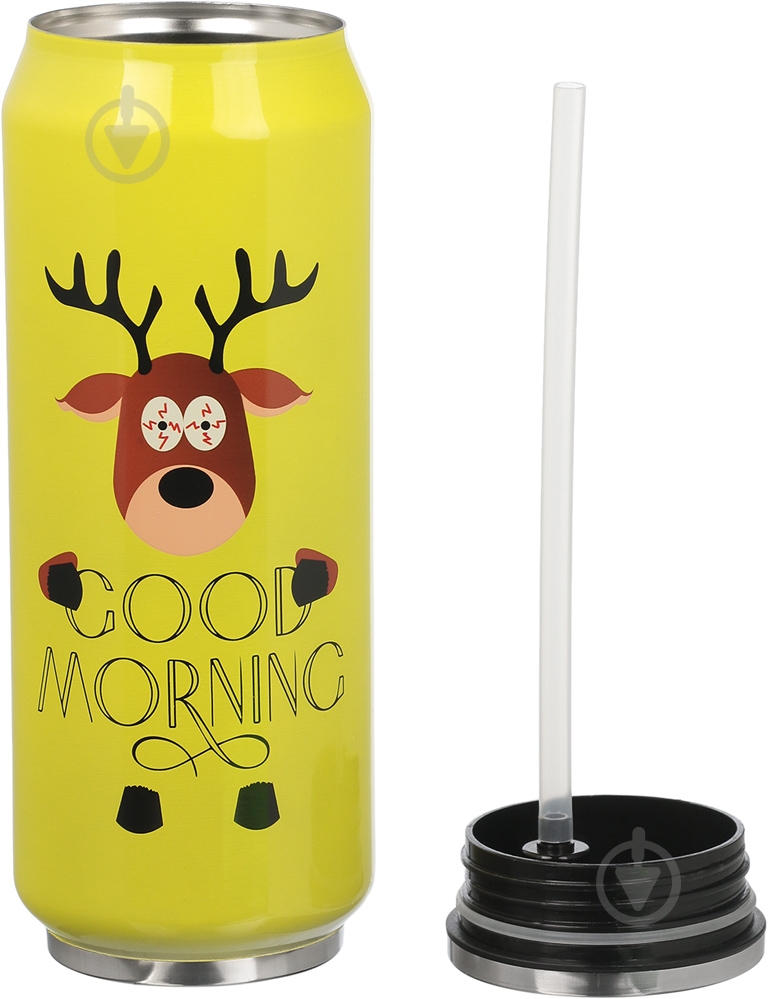 Термобанка Flamberg Good Morning Moose 500 мл - фото 2 Термобанка Flamberg Good Morning Moose 500 мл - фото 2