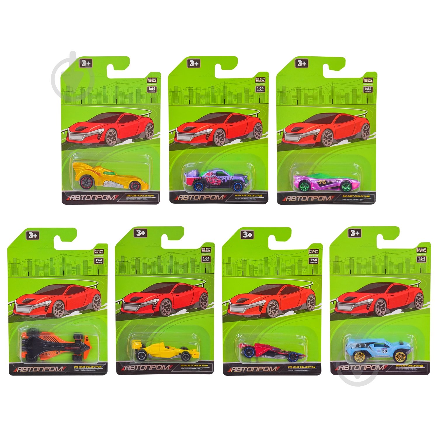 Машинка Автопром 1:64 AP7516 - фото 1 Машинка Автопром 1:64 AP7516 - фото 1