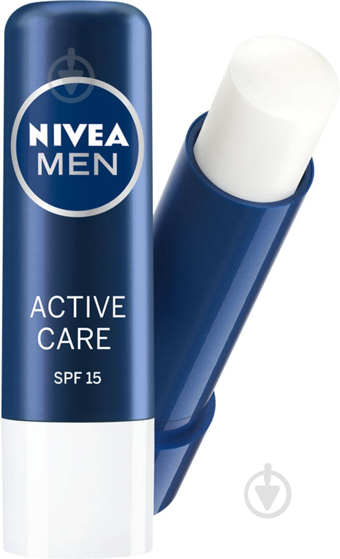 Бальзам для губ Nivea Men Active Care SPF 15 5,5 г - фото 1