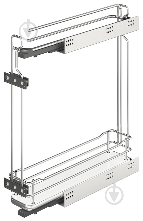 Карго Hafele с доводчиком и вешалками для полотенец 150 мм 549.37.710 хром - фото 1