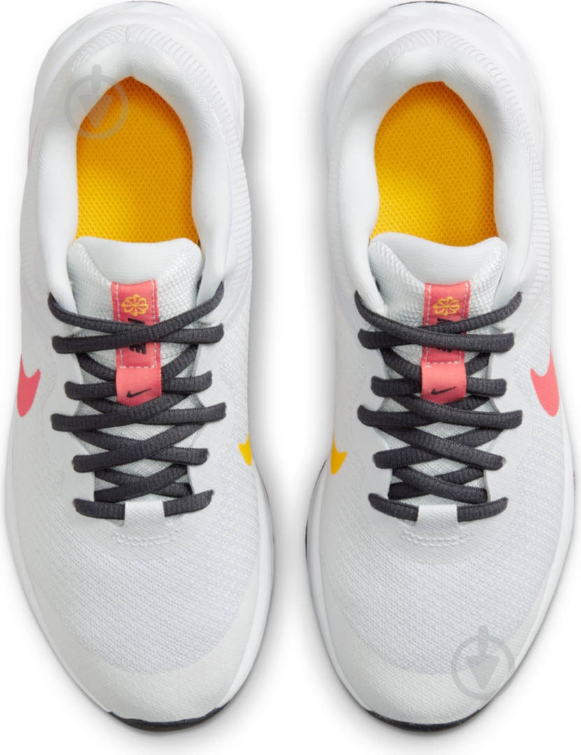 Кроссовки детские демисезонные Nike Revolution 6 DD1096-101 р.36 - фото 5 Кроссовки детские демисезонные Nike Revolution 6 DD1096-101 р.36 - фото 5