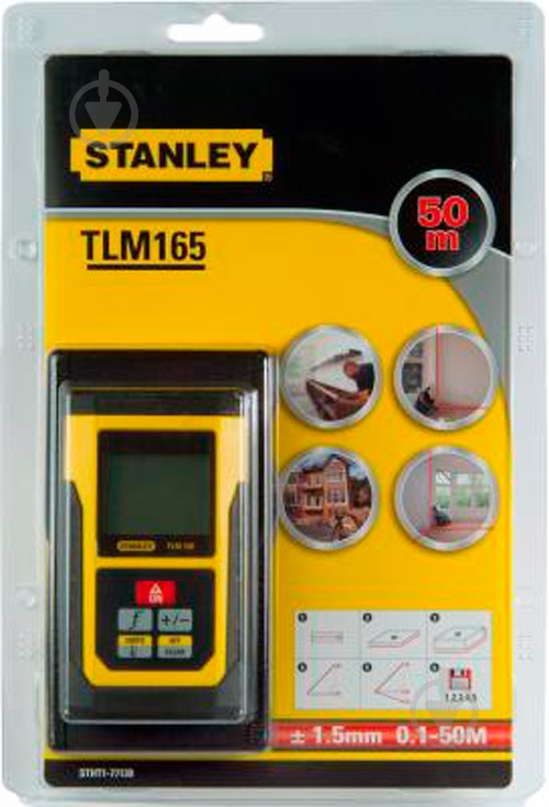 Дальномер лазерный Stanley TLM 165 STHT1-77139 - фото 3