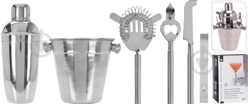 Набор Excellent Houseware для бара 6 предметов - фото 1 Набор Excellent Houseware для бара 6 предметов - фото 1