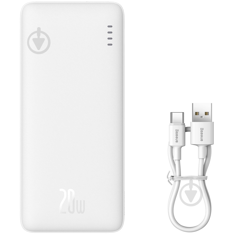 Повербанк BASEUS Airpow 10000 mAh white (PPQD090002) - фото 9