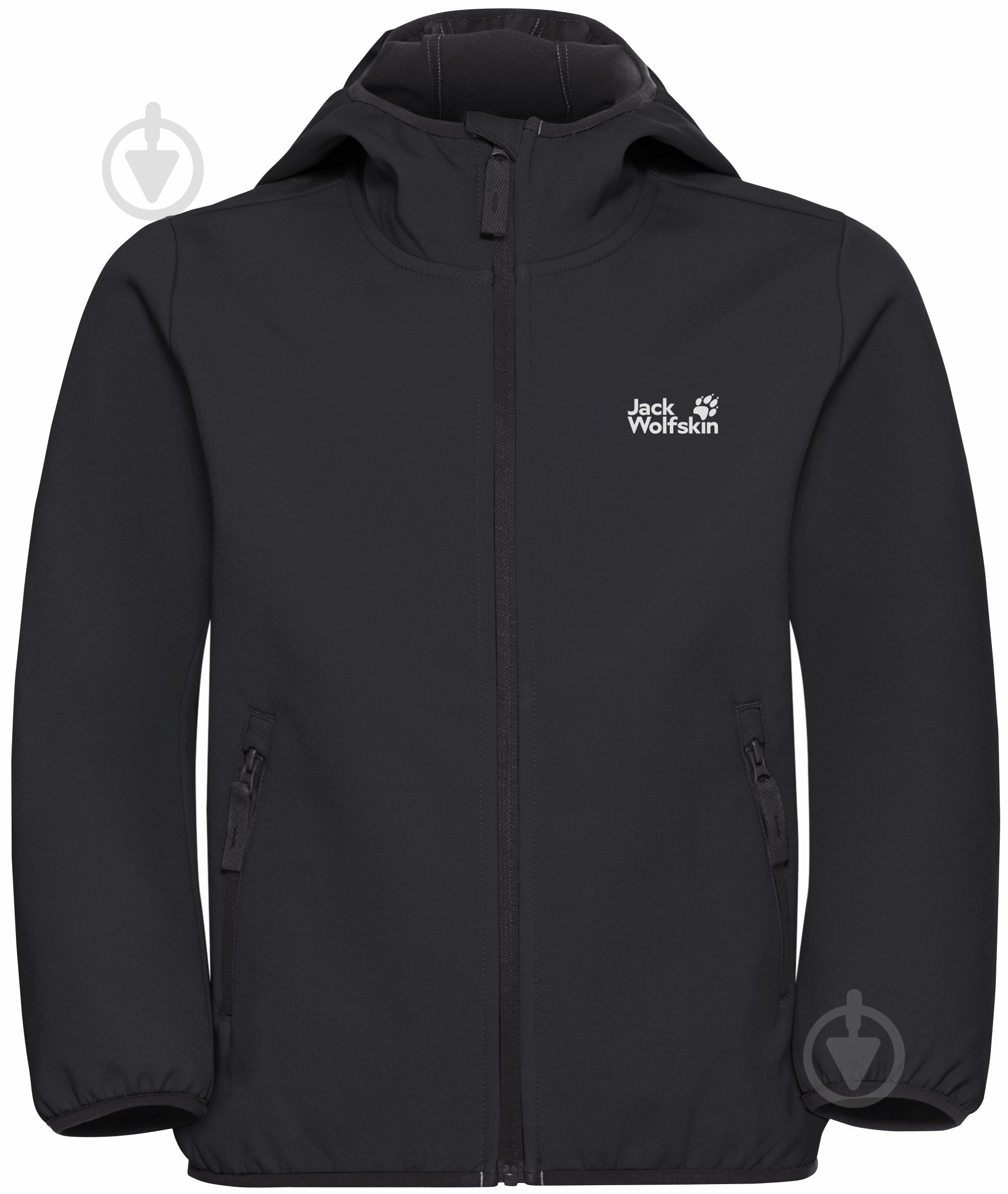 Кофта Jack Wolfskin FOURWINDS JACKET KIDS A61854_6000 р.140 черный - фото 1