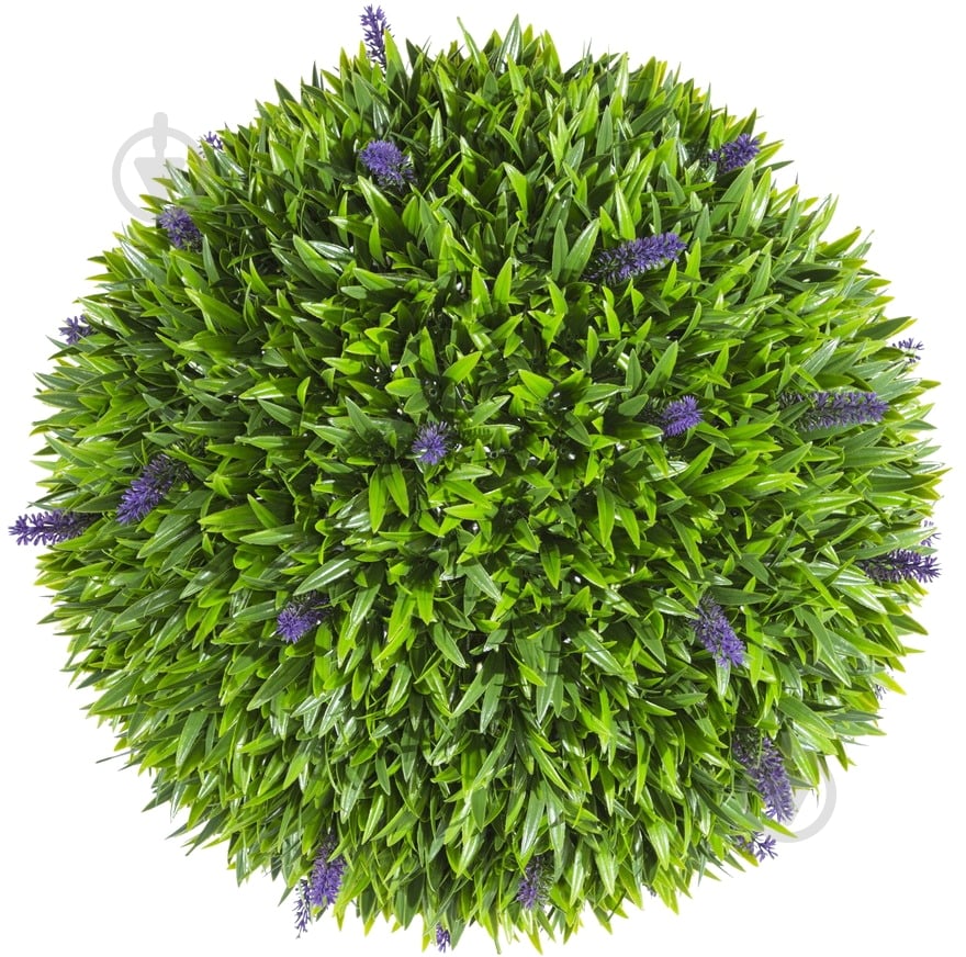 Шар искусственный куст Лаванда 23 см - фото 1