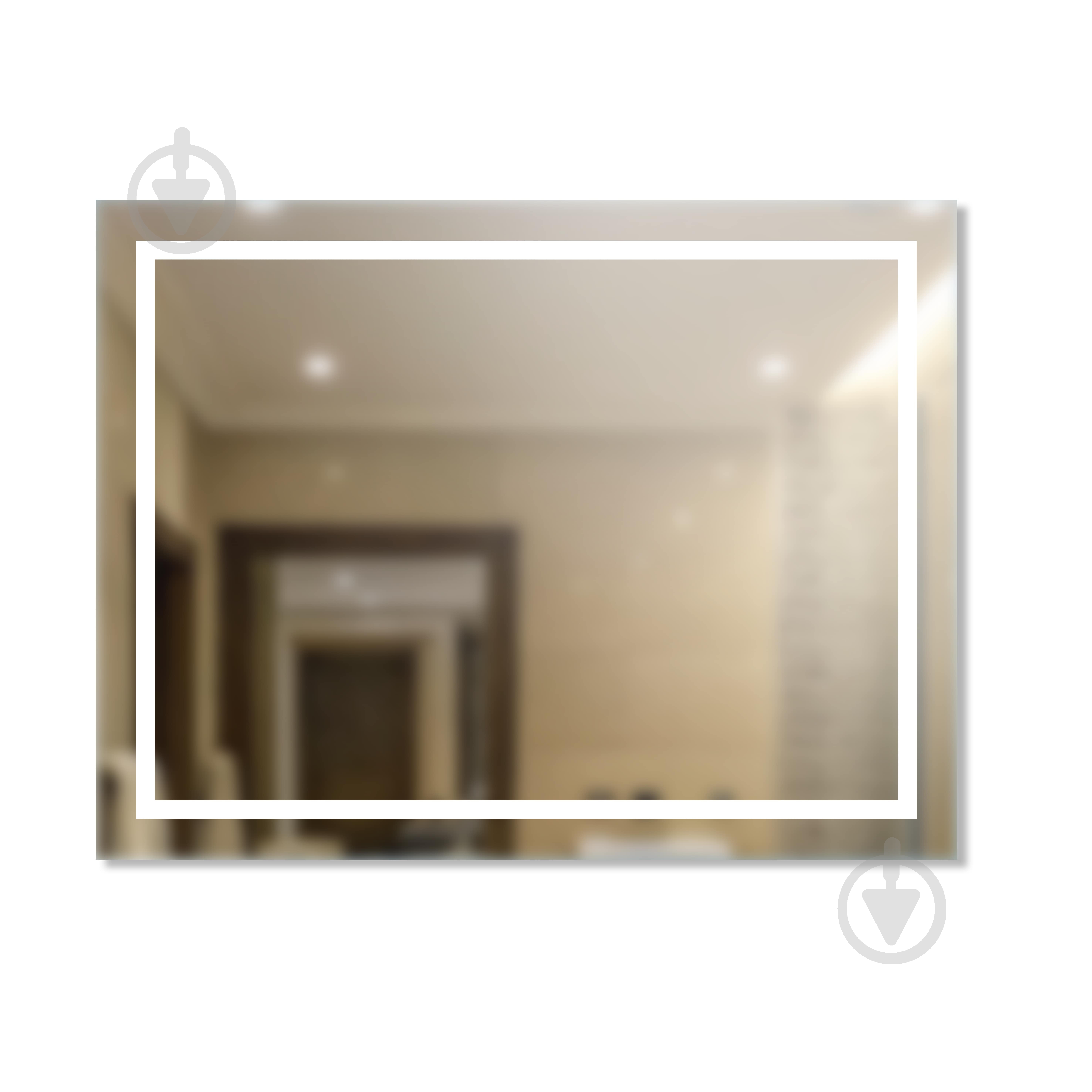 Зеркало со встроенной подсветкой Мойдодыр SHARP 65x85 / 85x65 - фото 2