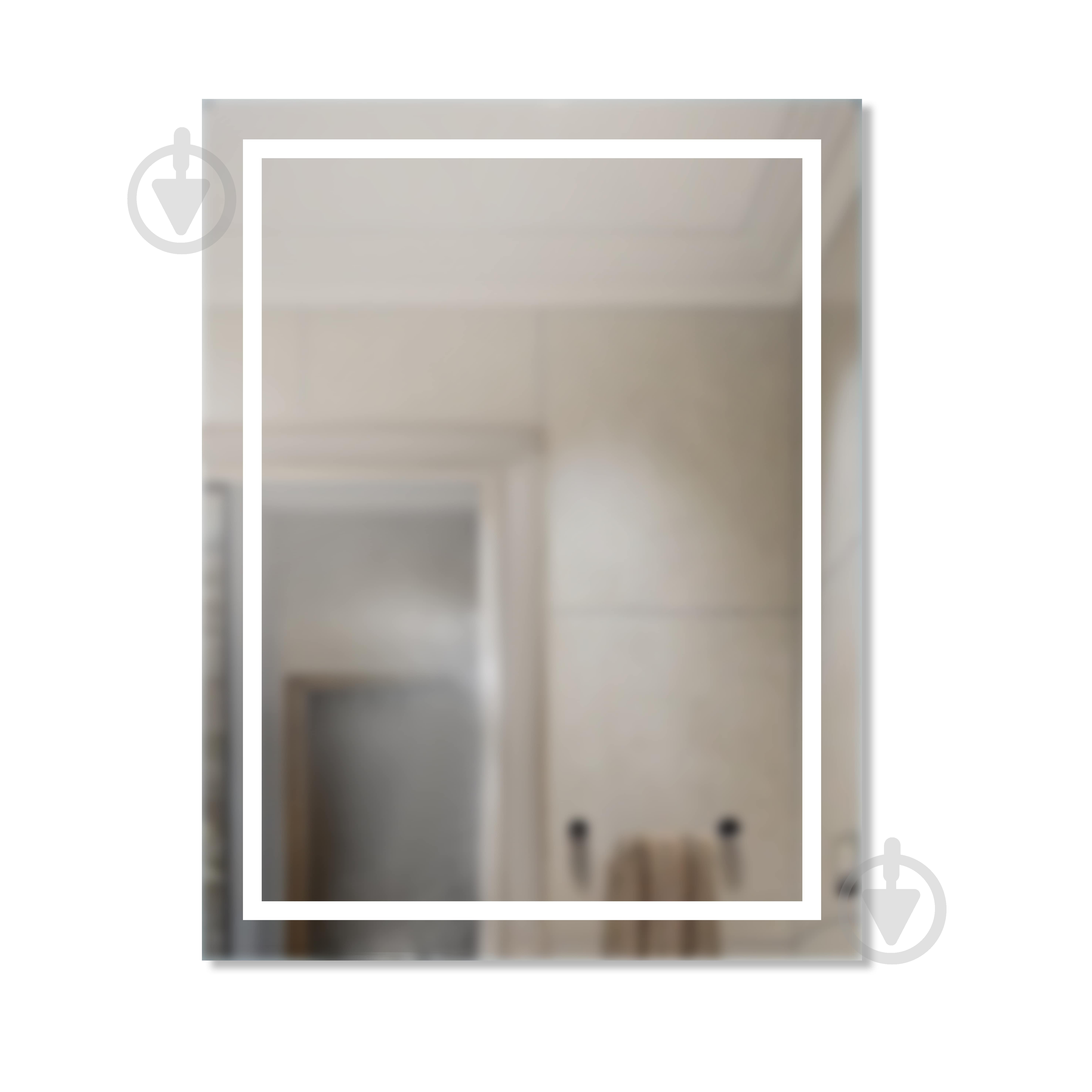 Зеркало со встроенной подсветкой Мойдодыр SHARP 65x85 / 85x65 - фото 1