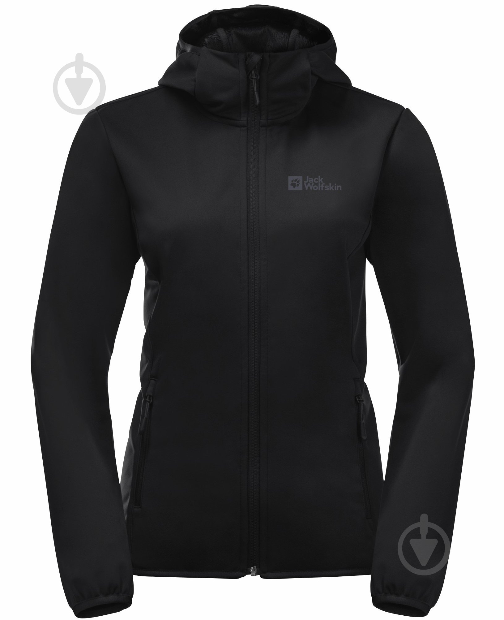 Кофта Jack Wolfskin Windhain Hoody W 1307481_6000 р.XS чорний - фото 1 Кофта Jack Wolfskin Windhain Hoody W 1307481_6000 р.XS чорний - фото 1