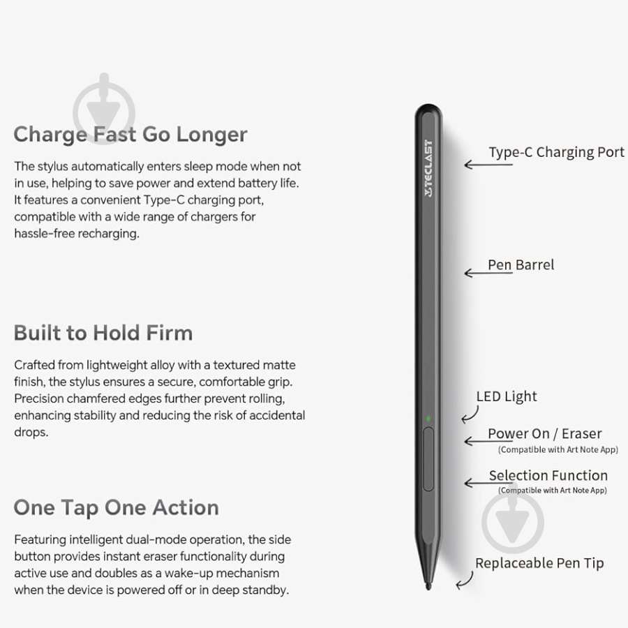 Стилус Teclast T-pen активный - фото 10 Стилус Teclast T-pen активный - фото 10