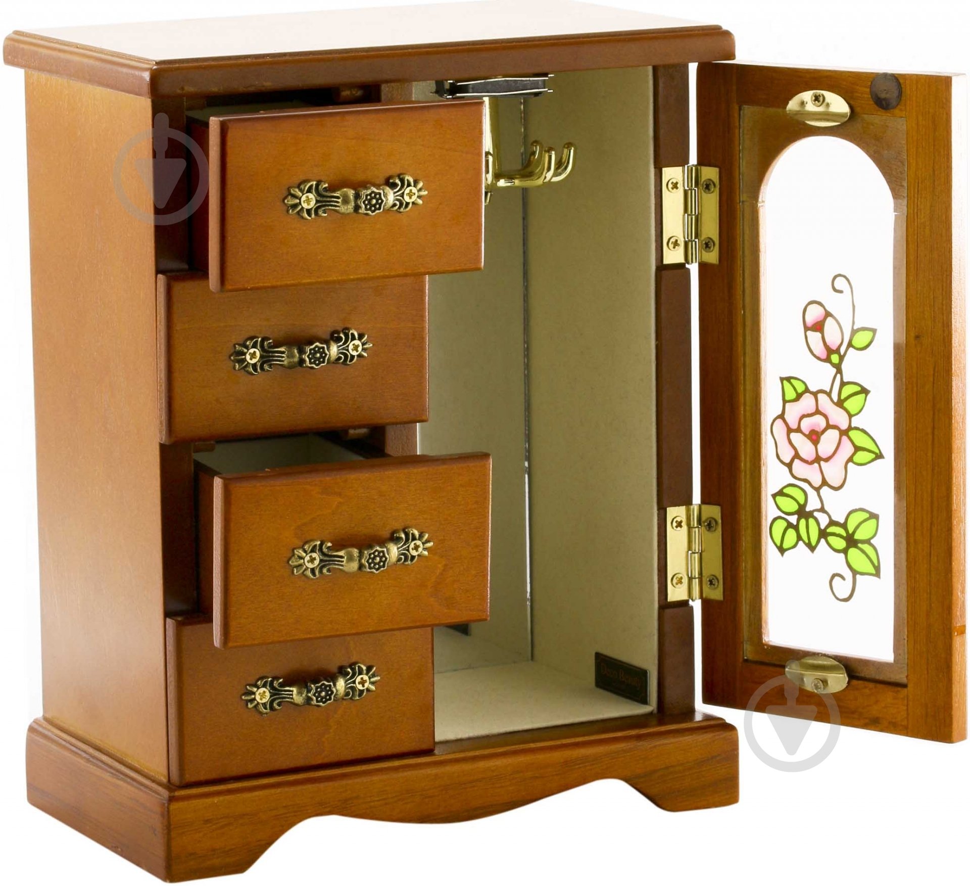 Мини-комод орех E3047B-1 - фото 3