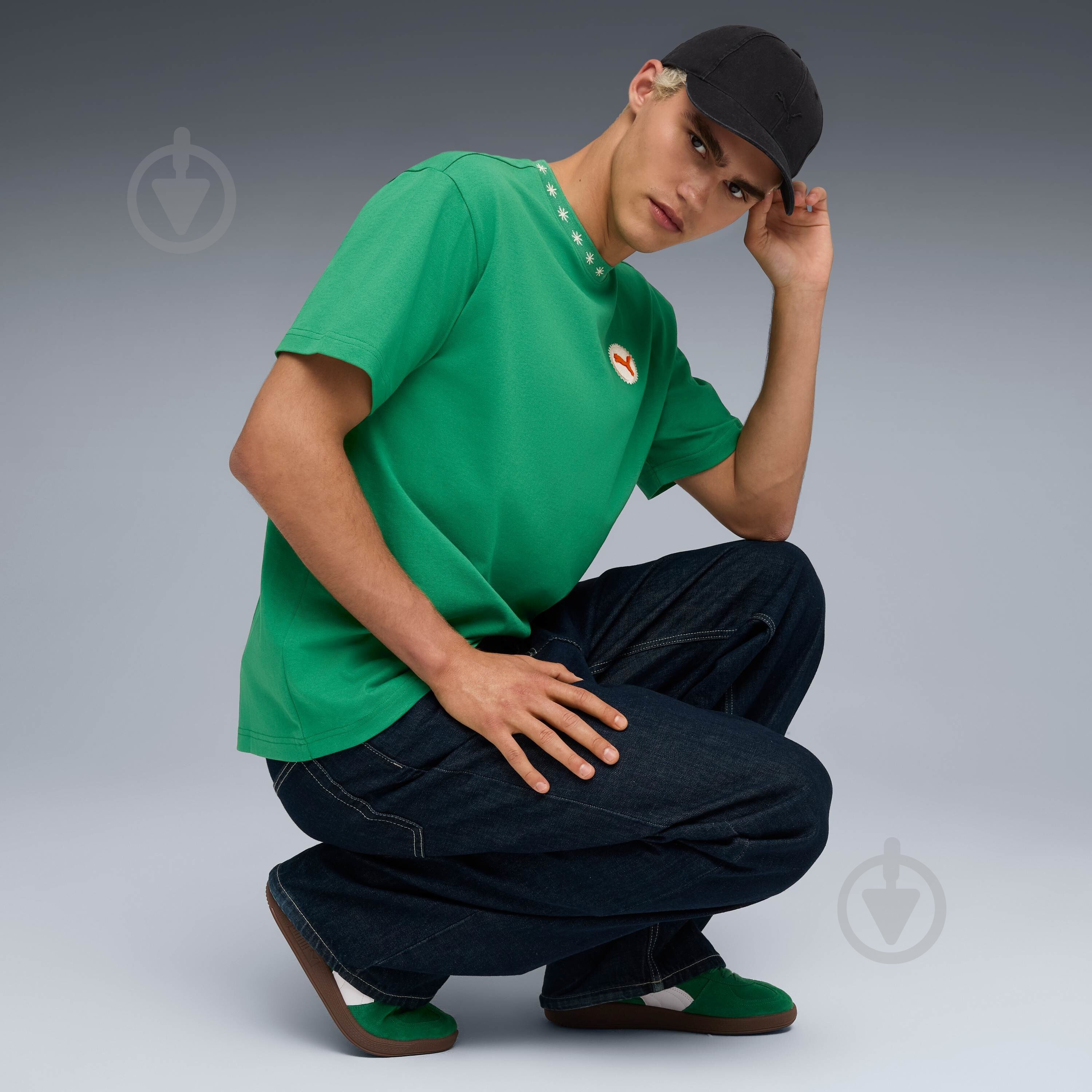 Кросівки чоловічі Puma PALERMO 39646363 р.45 зелені - фото 9 Кросівки чоловічі Puma PALERMO 39646363 р.45 зелені - фото 9