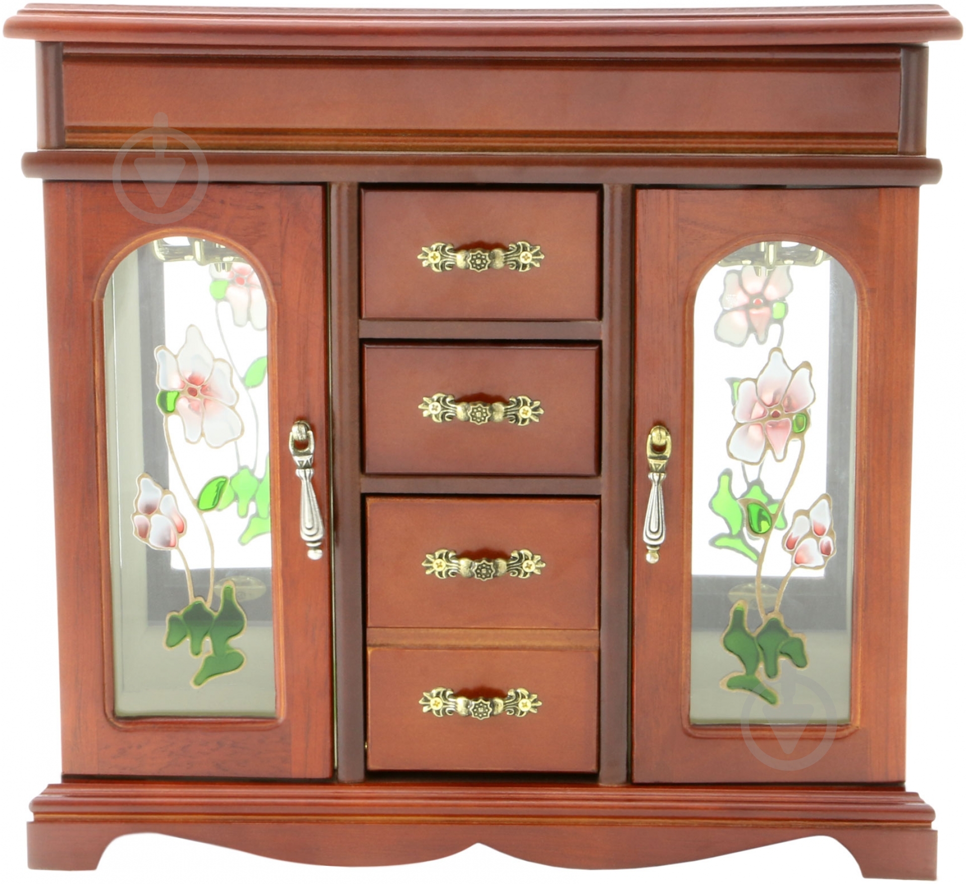 Мини-комод Романтика темный орех E7537B - фото 1