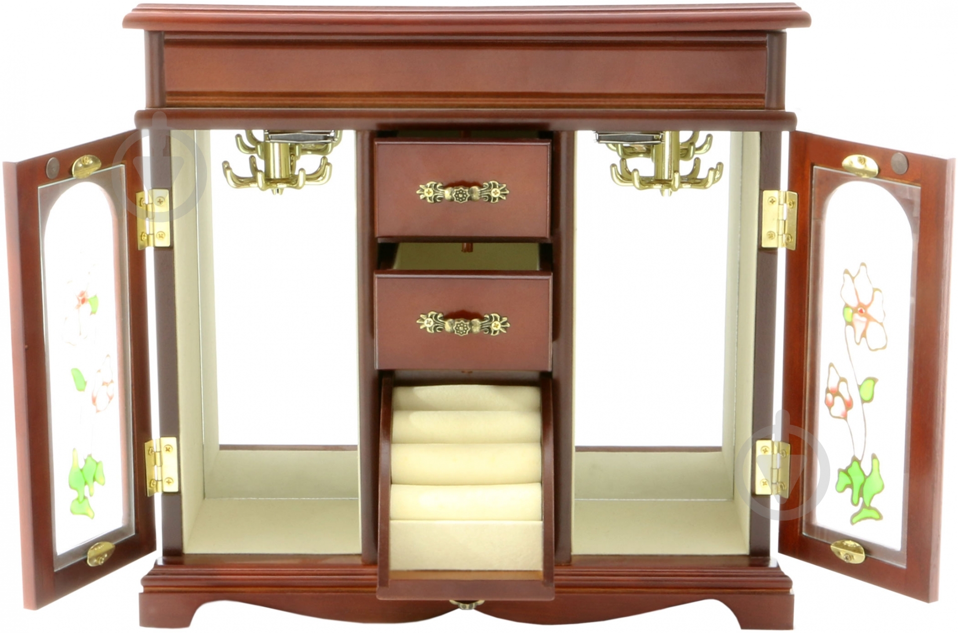 Мини-комод Романтика темный орех E7537B - фото 2