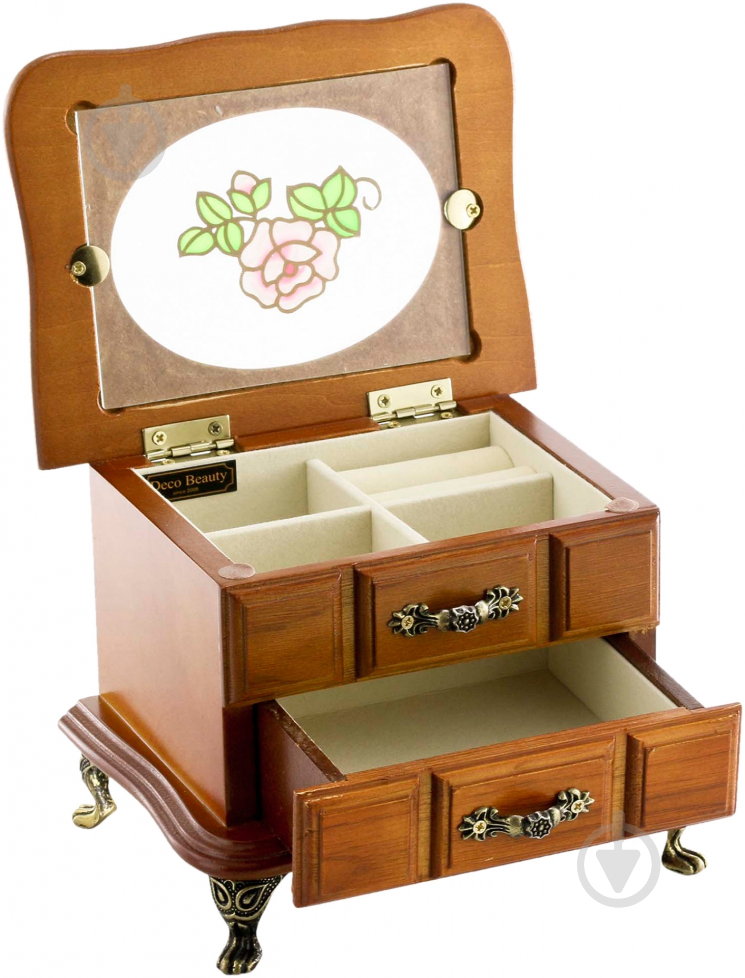 Мини-комод орех 51131053 King Wood - фото 2