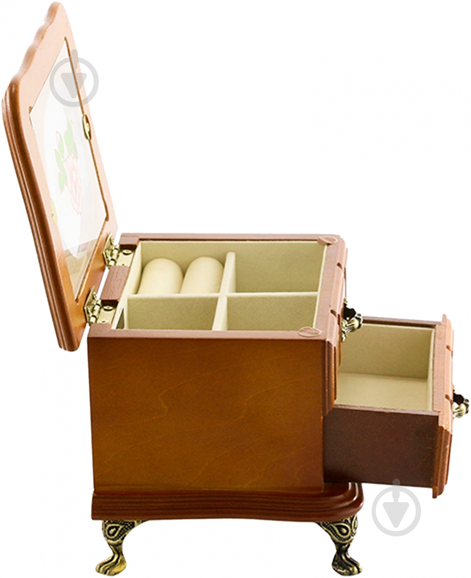 Мини-комод орех 51131053 King Wood - фото 3