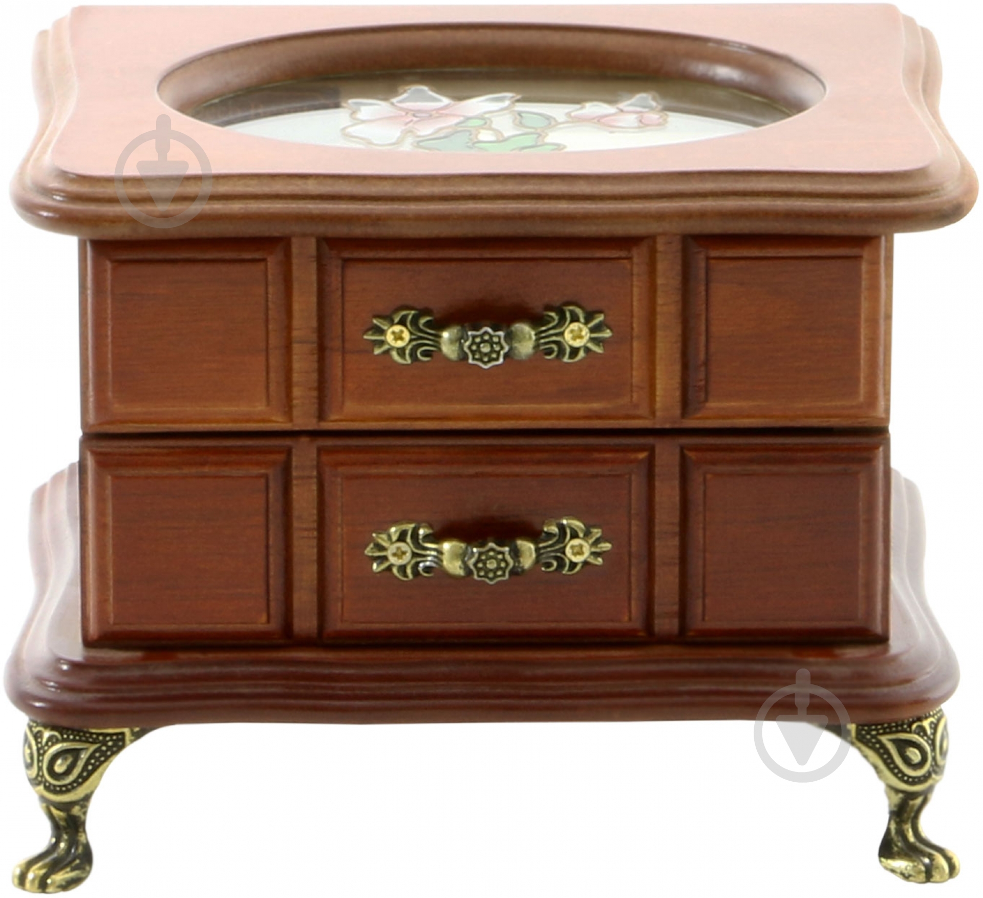 Мини-комод темный орех E2025B-1 - фото 3