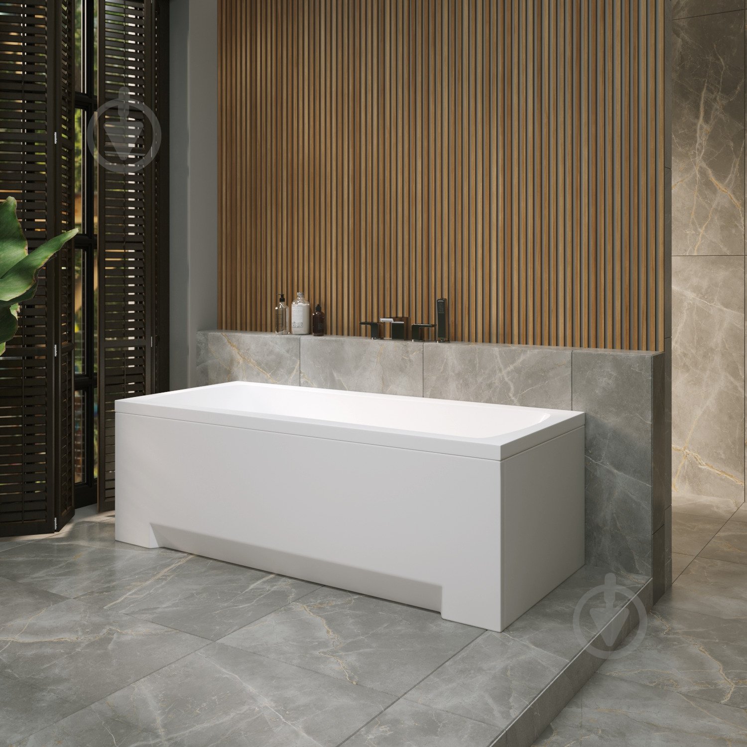 Ванна акриловая Helmken Luna 86396VV153 149,5х70 см комплект 2 в 1 - фото 10