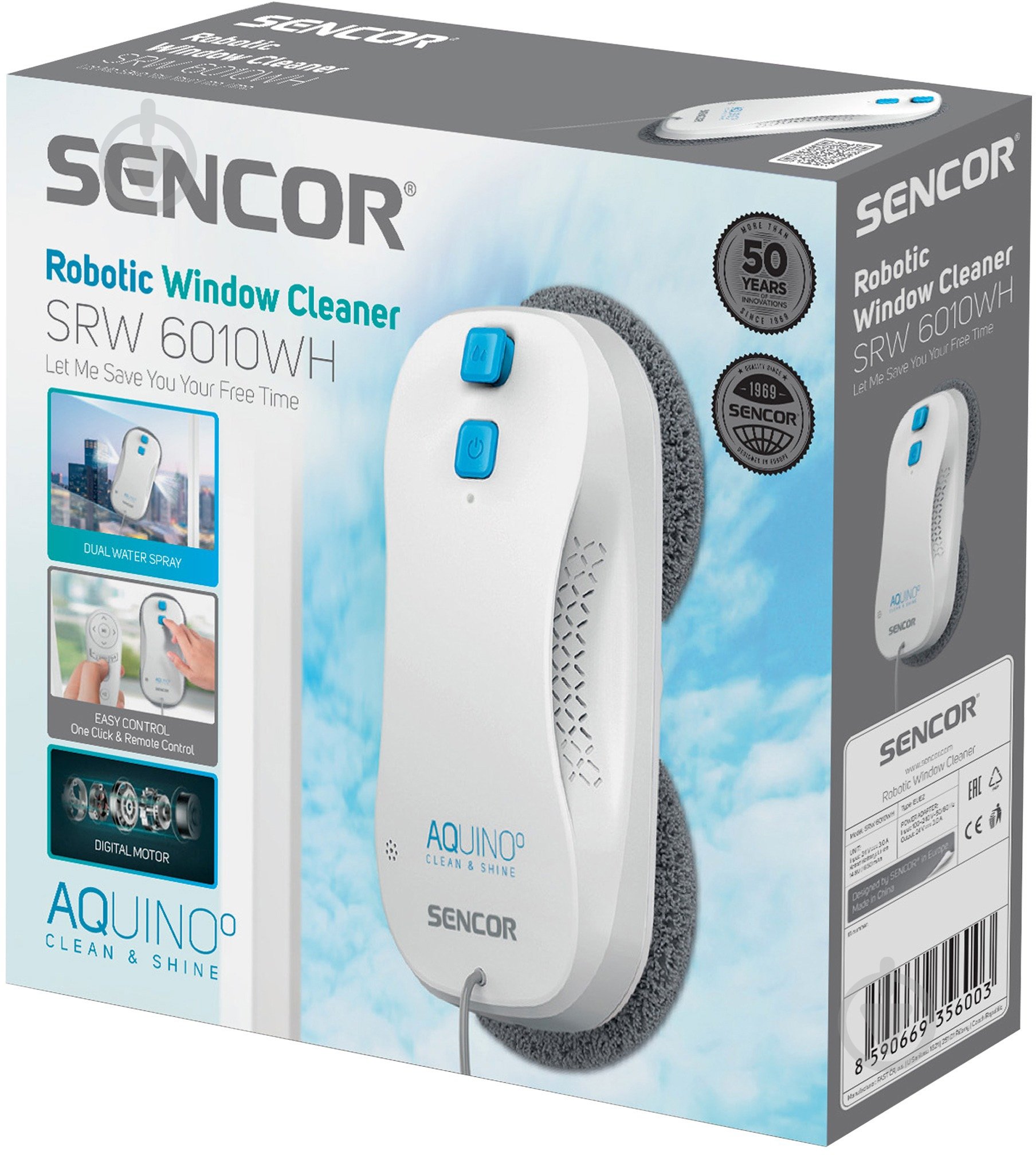 Робот-мойщик окон Sencor SRW6010WH white - фото 12