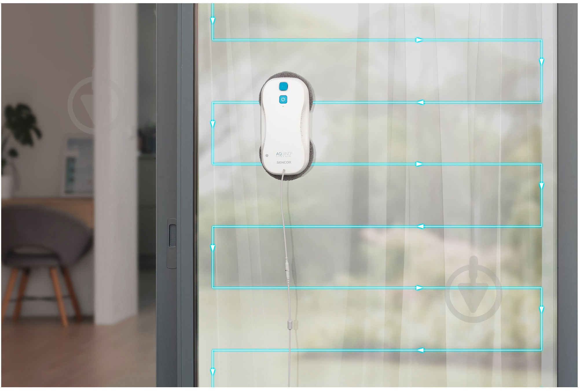 Робот-мойщик окон Sencor SRW6010WH white - фото 8