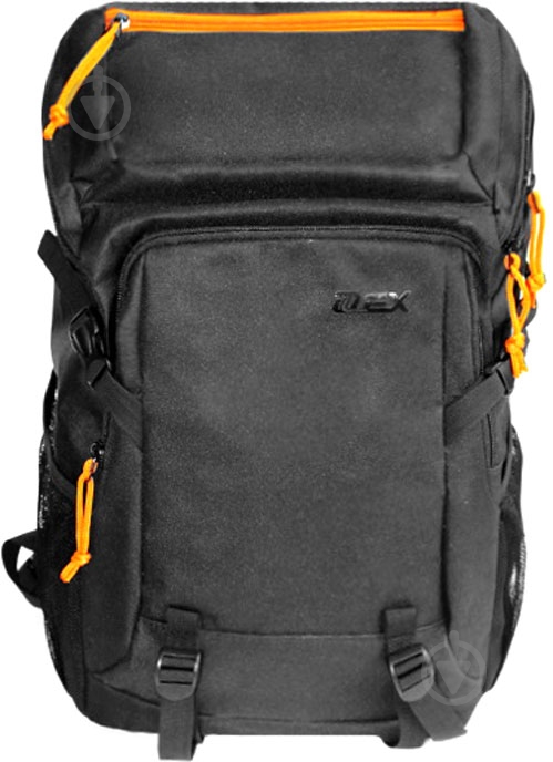 Рюкзак D-Lex LX-670P-BK 16" black/orange - фото 1 Рюкзак D-Lex LX-670P-BK 16" black/orange - фото 1