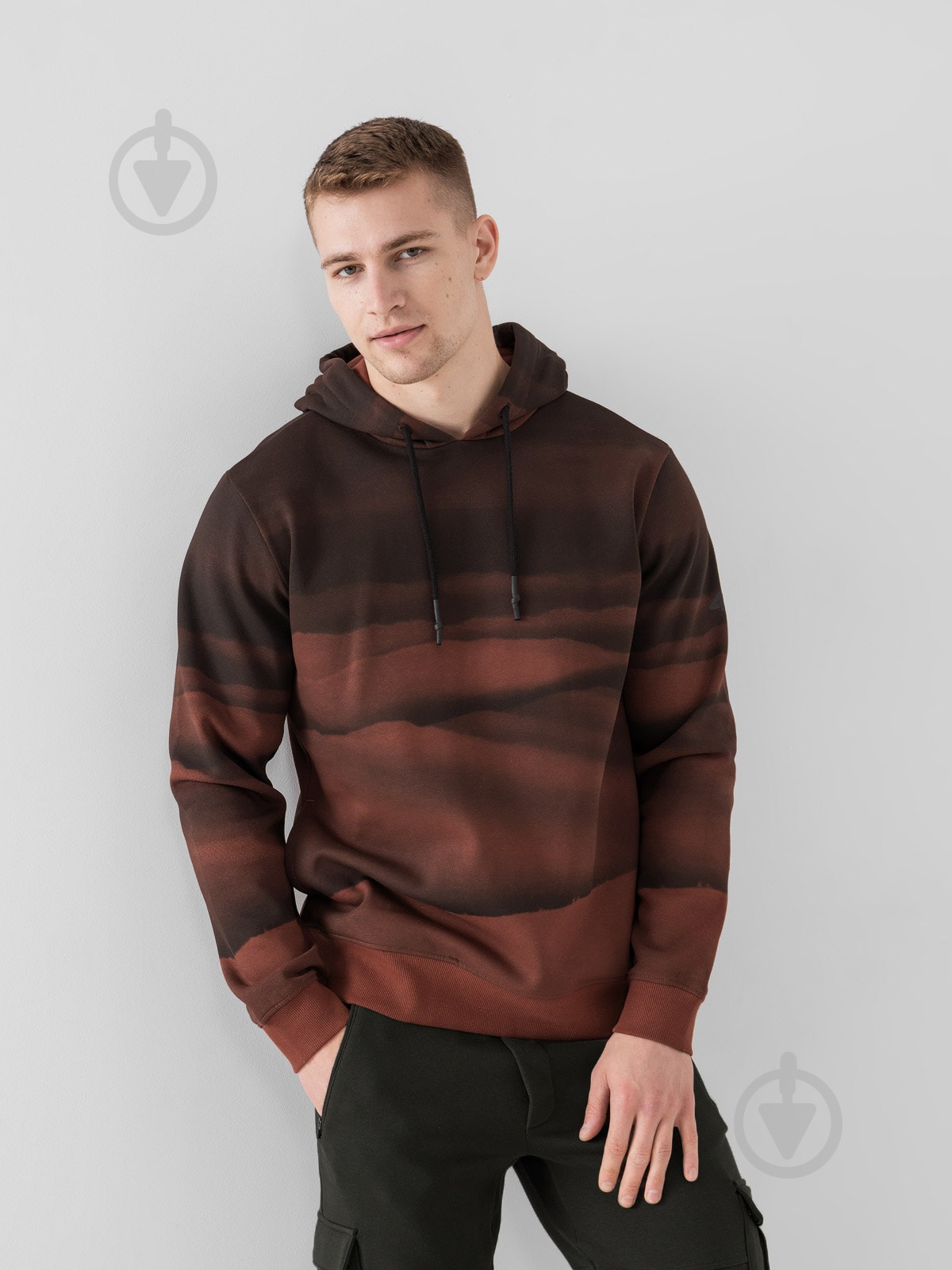 Джемпер 4F D4Z21-BLM215-81S р. 2XL коричневый - фото 1