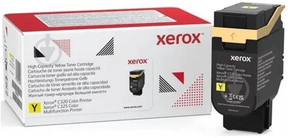 Тонер-картридж Xerox C325 (006R04834) жовтий - фото 1 Тонер-картридж Xerox C325 (006R04834) жовтий - фото 1