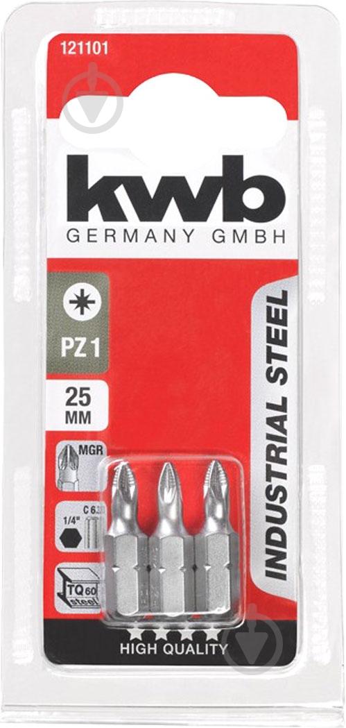 Бита KWB 3 шт. 121101 - фото 2