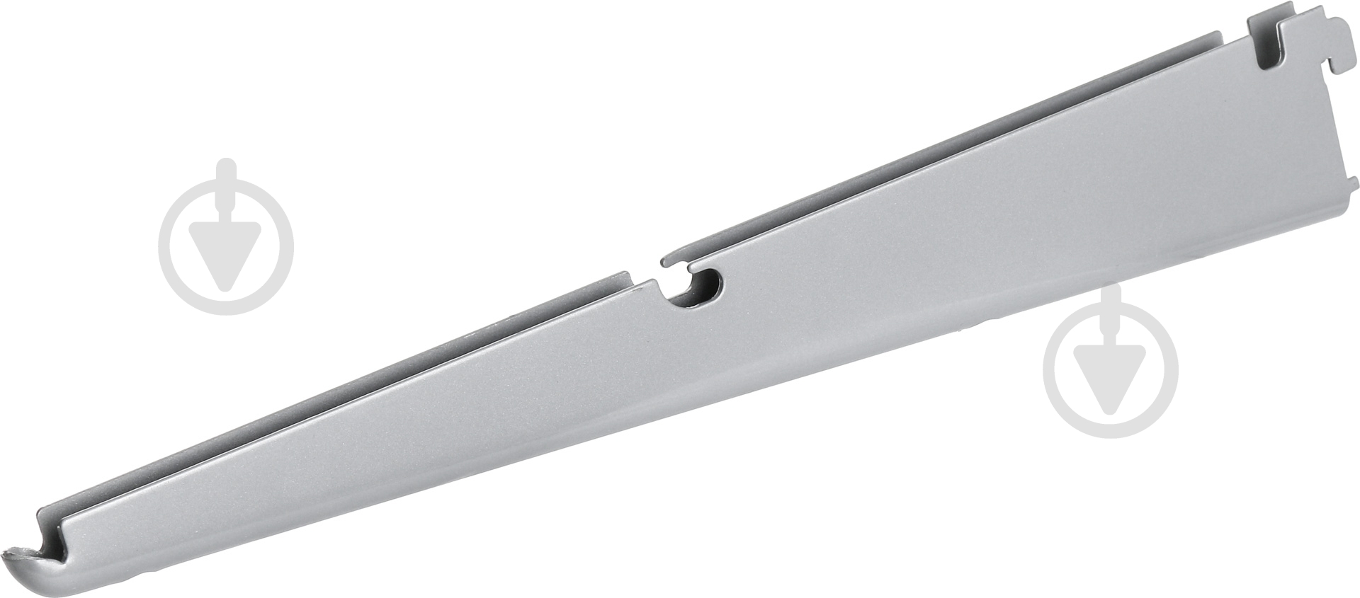 Кронштейн к гардеробной системе Element System 320 мм до 30 кг серебряный - фото 1 Кронштейн к гардеробной системе Element System 320 мм до 30 кг серебряный - фото 1