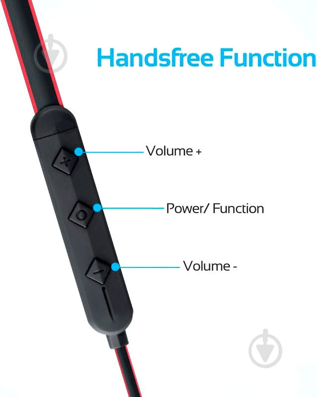 Навушники Promate red Spicy-1 - фото 4