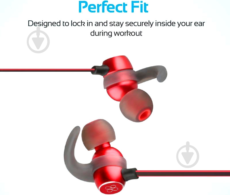 Навушники Promate red Spicy-1 - фото 2