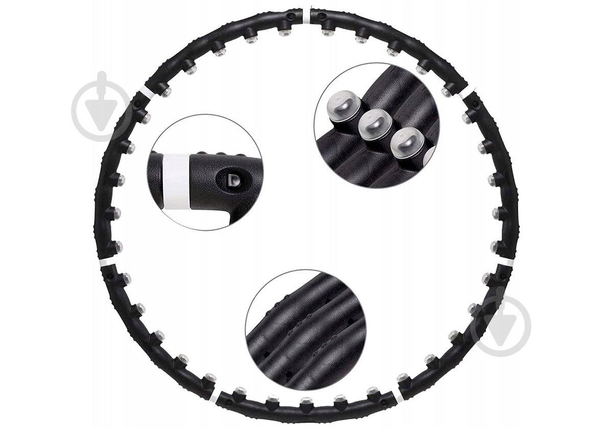 Массажный обруч EasyFit Loadstone EF-0252 d102 - фото 1