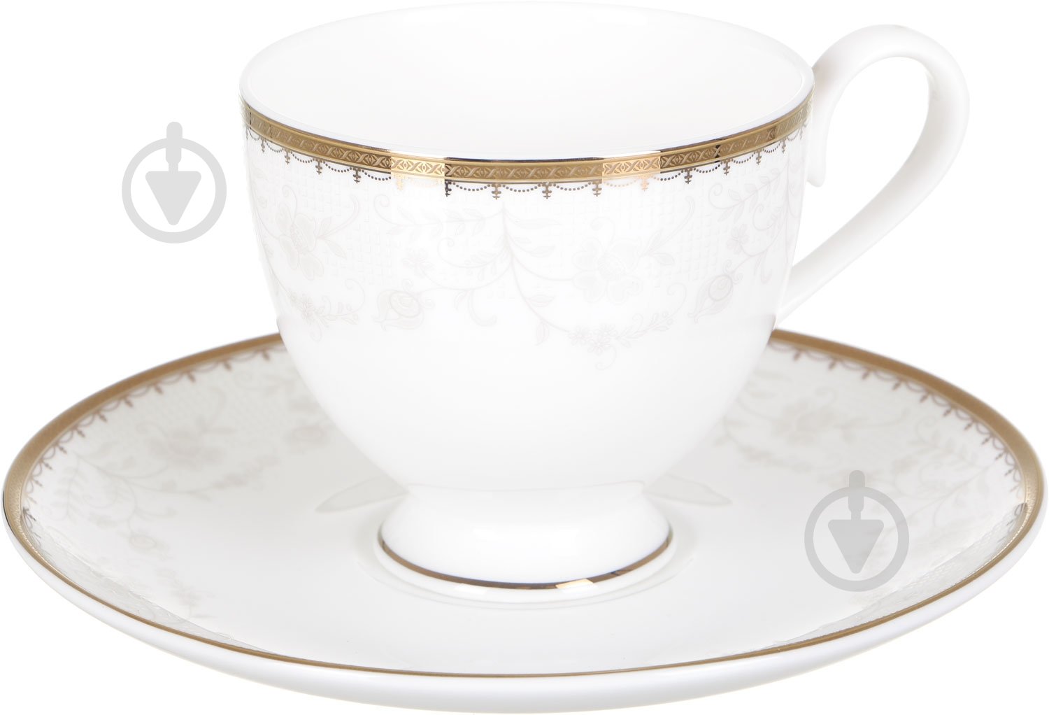 Чашка с блюдцем Fiora Golden Charm 280 мл LC17004 для чая - фото 1