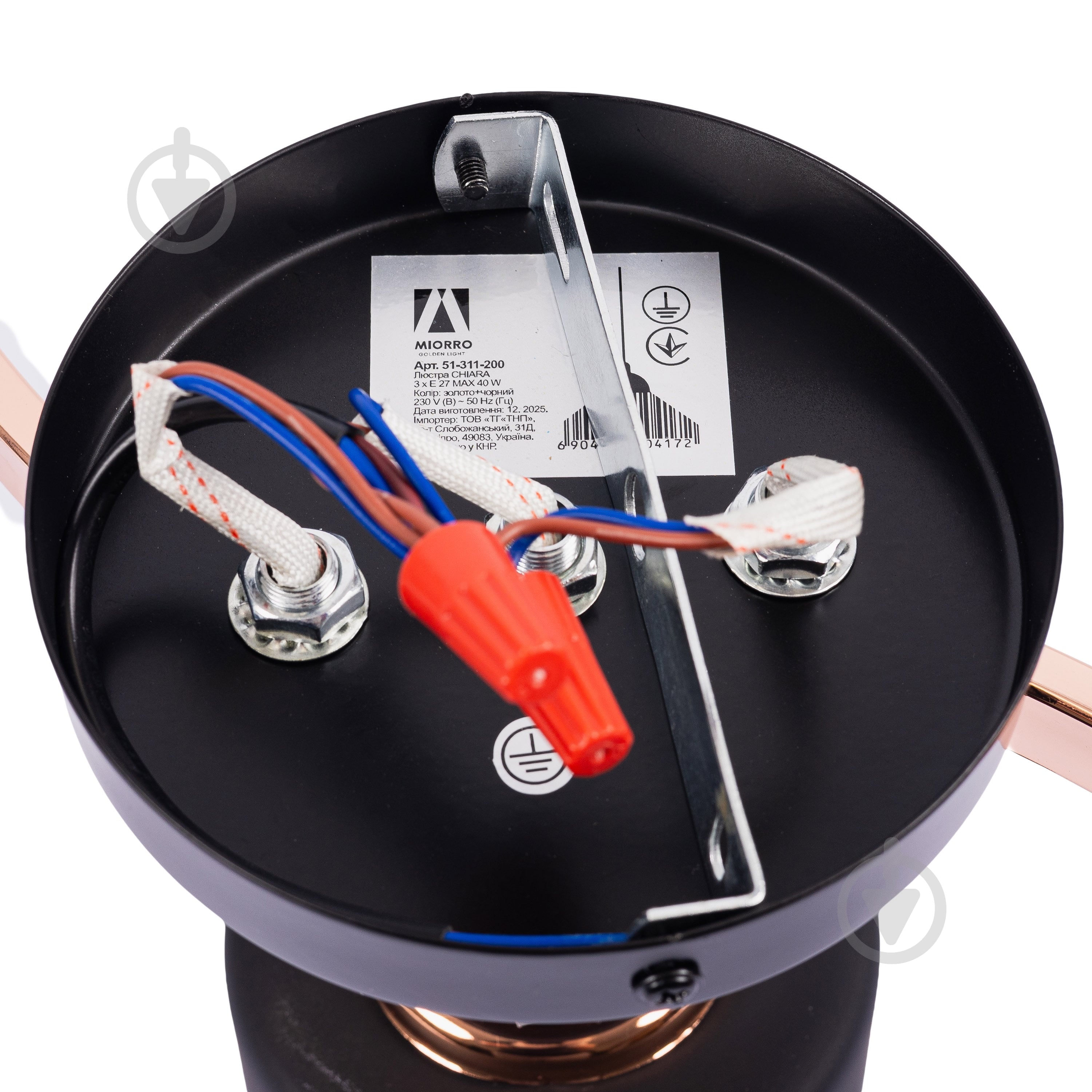 Люстра Miorro Chiara 3x40 Вт E27 51-311-200 - фото 4 Люстра Miorro Chiara 3x40 Вт E27 51-311-200 - фото 4